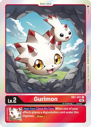 Gurimon (RB1-001) [Resurgence Booster] Foil - Deck Out Gaming