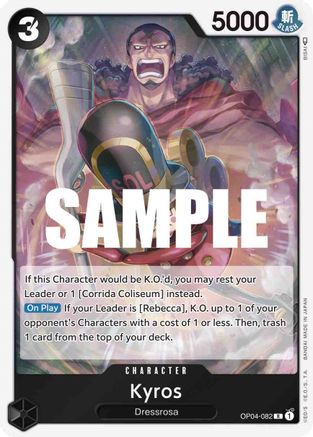 Kyros (OP04-082) [Kingdoms of Intrigue] Foil