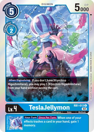 TeslaJellymon (RB1-013) [Resurgence Booster] Foil - Deck Out Gaming