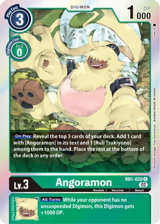 Angoramon (RB1-020) [Resurgence Booster] Foil - Deck Out Gaming