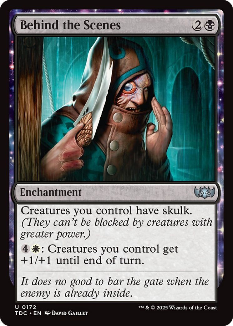 Behind the Scenes (172) [Commander: Tarkir: Dragonstorm] - Deck Out Gaming