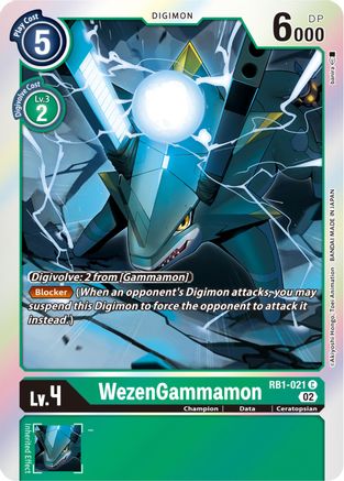 WezenGammamon (RB1-021) [Resurgence Booster] Foil - Deck Out Gaming