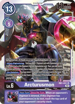 Arcturusmon (RB1-031) [Resurgence Booster] Foil - Deck Out Gaming