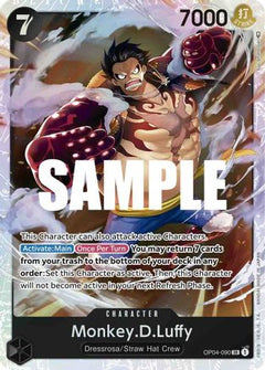 Monkey.D.Luffy (090) (OP04-090) [Kingdoms of Intrigue] Foil - Deck Out Gaming