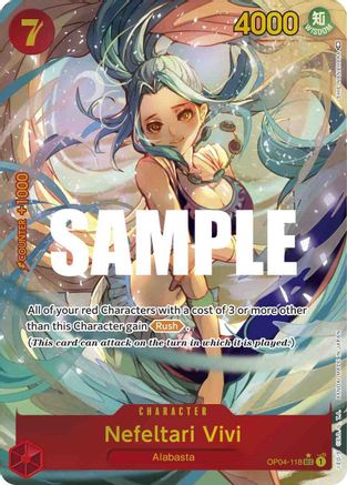 Nefeltari Vivi (118) (Alternate Art) (OP04-118) [Kingdoms of Intrigue] Foil - Deck Out Gaming