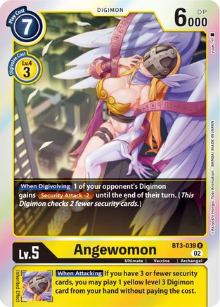 Angewomon (Resurgence Booster Reprint) (BT3-039) [Resurgence Booster] Foil - Deck Out Gaming