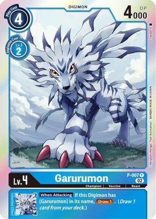 Garurumon (Resurgence Booster Reprint) (P-007) [Resurgence Booster] Foil - Deck Out Gaming