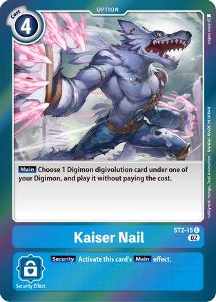 Kaiser Nail (Resurgence Booster Reprint) (ST2-15) [Resurgence Booster] Foil - Deck Out Gaming