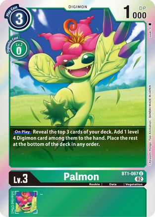 Palmon (Resurgence Booster Reprint) (BT1-067) [Resurgence Booster] Foil - Deck Out Gaming