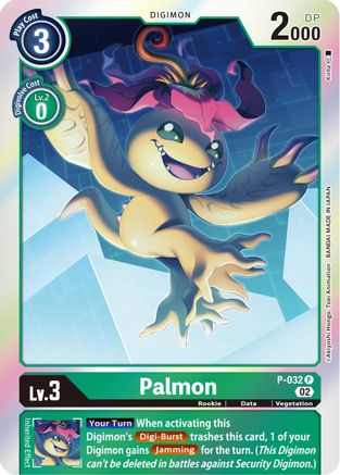 Palmon - P-032 (Resurgence Booster Reprint) (P-032) [Resurgence Booster] Foil - Deck Out Gaming