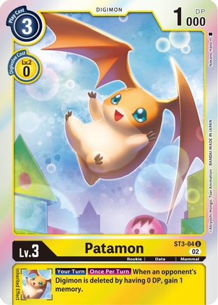 Patamon - ST3-04 (Resurgence Booster Reprint) (ST3-04) [Resurgence Booster] Foil - Deck Out Gaming