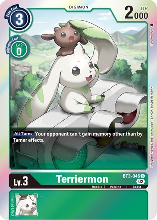 Terriermon (Resurgence Booster Reprint) (BT3-046) [Resurgence Booster] Foil - Deck Out Gaming