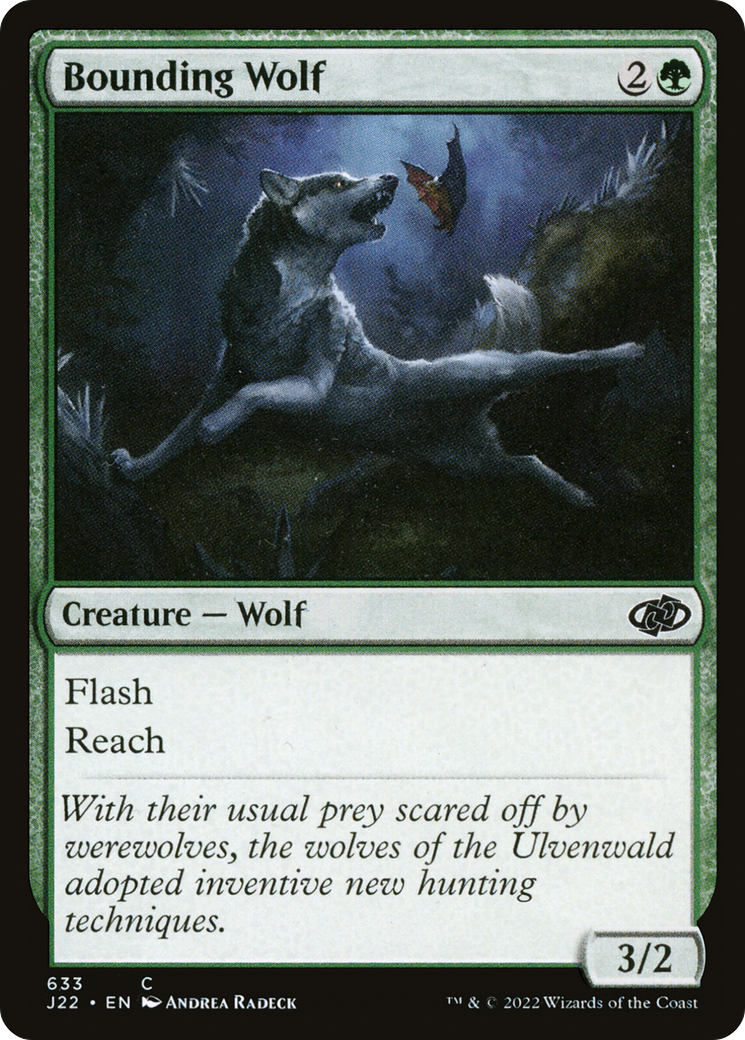 Bounding Wolf (633) [Jumpstart 2022] - Deck Out Gaming