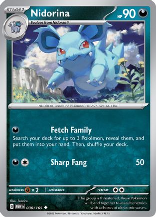 Nidorina (30) [SV: Scarlet & Violet 151] - Deck Out Gaming