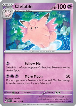 Clefable (36) [SV: Scarlet & Violet 151] - Deck Out Gaming