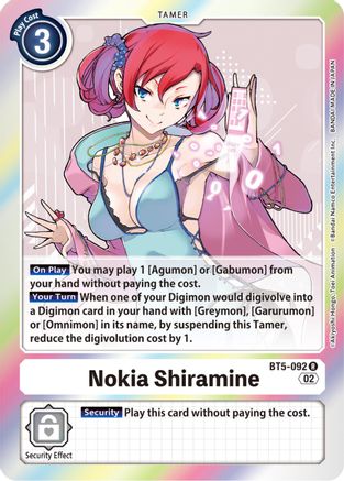 Nokia Shiramine (Resurgence Booster Reprint) (BT5-092) [Resurgence Booster] Foil - Deck Out Gaming