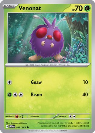 Venonat (48) [SV: Scarlet & Violet 151] - Deck Out Gaming