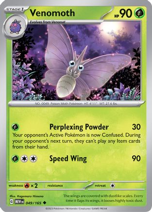 Venomoth (49) [SV: Scarlet & Violet 151] - Deck Out Gaming