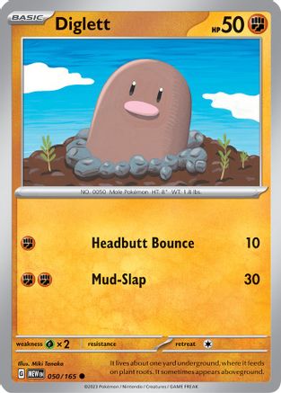 Diglett (50) [SV: Scarlet & Violet 151] - Deck Out Gaming