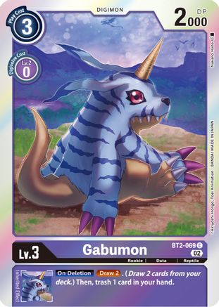 Gabumon - BT2-069 (Resurgence Booster Reprint) (BT2-069) [Resurgence Booster] Foil - Deck Out Gaming