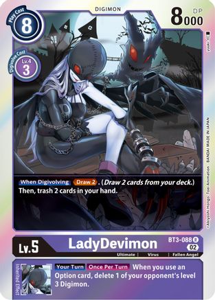 LadyDevimon (Resurgence Booster Reprint) (BT3-088) [Resurgence Booster] Foil - Deck Out Gaming