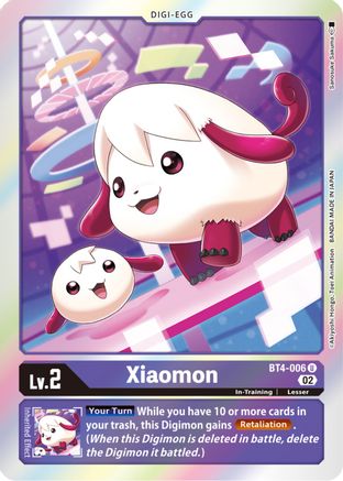 Xiaomon (Resurgence Booster Reprint) (BT4-006) [Resurgence Booster] Foil - Deck Out Gaming