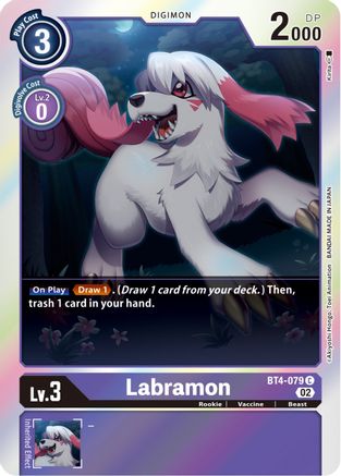 Labramon (Resurgence Booster Reprint) (BT4-079) [Resurgence Booster] Foil - Deck Out Gaming