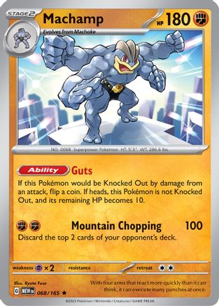 Machamp (68) [SV: Scarlet & Violet 151] Reverse Holofoil - Deck Out Gaming