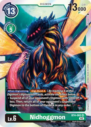 Nidhoggmon (Resurgence Booster Reprint) (BT4-062) [Resurgence Booster] Foil - Deck Out Gaming