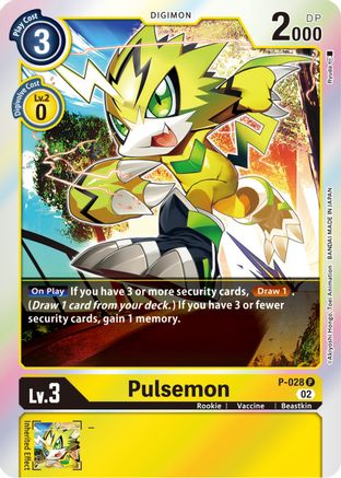 Pulsemon - P-028 (Resurgence Booster Reprint) (P-028) [Resurgence Booster] Foil - Deck Out Gaming