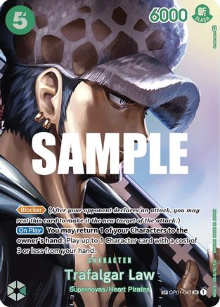 Trafalgar Law (SP) (OP01-047) [Kingdoms of Intrigue] Foil - Deck Out Gaming