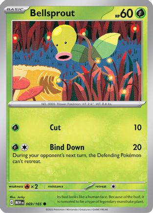 Bellsprout (69) [SV: Scarlet and Violet 151] Reverse Holofoil - Deck Out Gaming