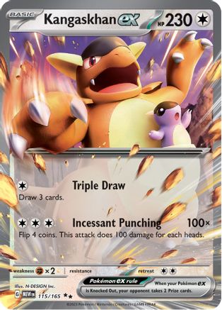 Kangaskhan ex - 115/165 (115) [SV: Scarlet & Violet 151] Holofoil - Deck Out Gaming