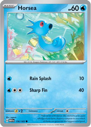 Horsea (116) [SV: Scarlet & Violet 151] - Deck Out Gaming