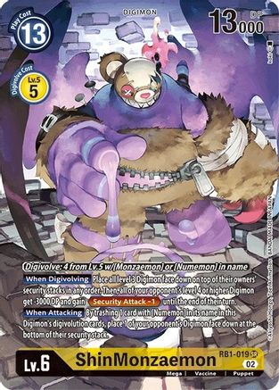 ShinMonzaemon (Textured Alternate Art) (RB1-019) [Resurgence Booster] Foil - Deck Out Gaming