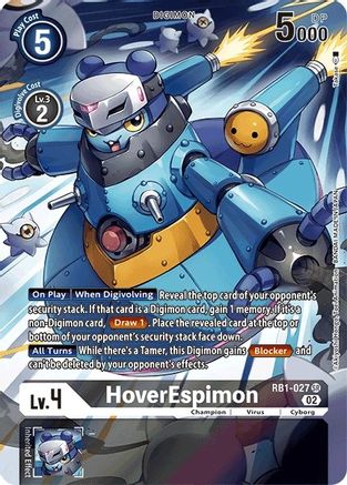 HoverEspimon (Textured Alternate Art) (RB1-027) [Resurgence Booster] Foil - Deck Out Gaming