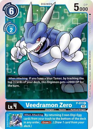 Veedramon Zero - P-011 (Resurgence Booster Reprint) (P-011) [Resurgence Booster] Foil - Deck Out Gaming