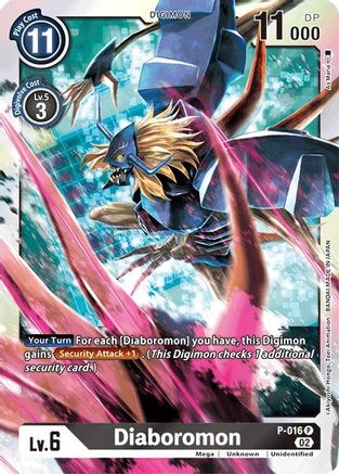 Diaboromon - P-016 (Resurgence Booster Reprint) (P-016) [Resurgence Booster] Foil - Deck Out Gaming