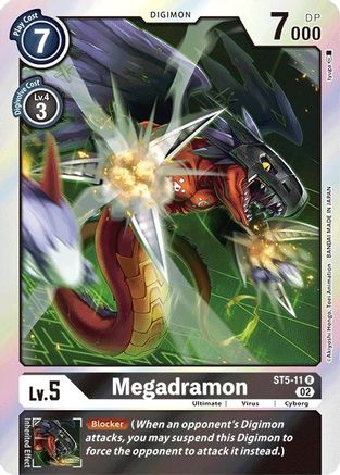 Megadramon (Resurgence Booster Reprint) (ST5-11) [Resurgence Booster] Foil - Deck Out Gaming