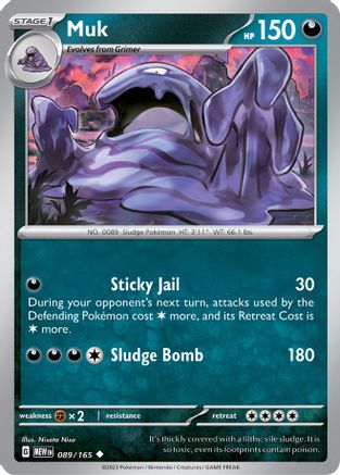 Muk (89) [SV: Scarlet & Violet 151] - Deck Out Gaming