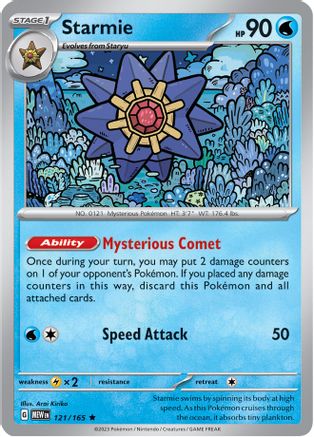 Starmie (121) [SV: Scarlet & Violet 151] Holofoil - Deck Out Gaming