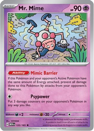 Mr. Mime - 122/165 (122) [SV: Scarlet & Violet 151] Holofoil - Deck Out Gaming