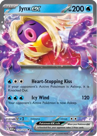 Jynx ex - 124/165 (124) [SV: Scarlet & Violet 151] Holofoil - Deck Out Gaming