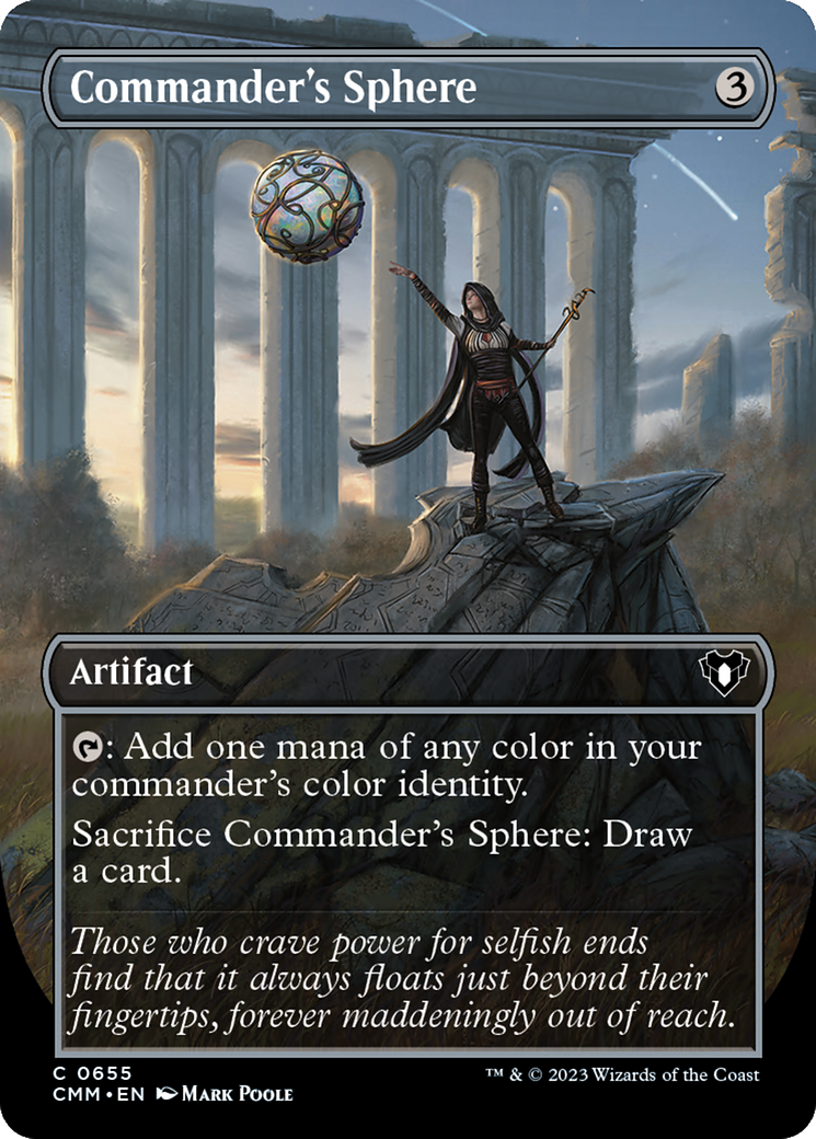 Commander's Sphere (Borderless) (655) [Commander Masters] - Deck Out Gaming