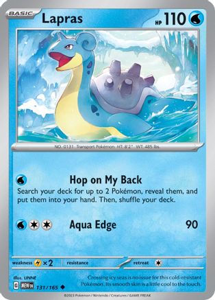 Lapras (131) [SV: Scarlet & Violet 151] - Deck Out Gaming