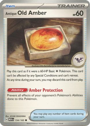 Antique Old Amber (154) [SV: Scarlet & Violet 151] - Deck Out Gaming