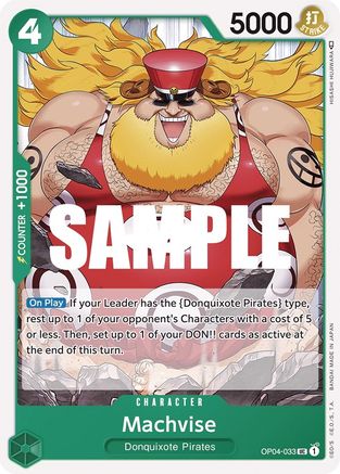 Machvise (OP04-033) [Kingdoms of Intrigue] - Deck Out Gaming