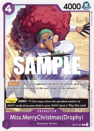 Miss.MerryChristmas(Drophy) (OP04-067) [Kingdoms of Intrigue] - Deck Out Gaming