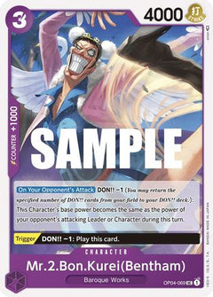 Mr.2.Bon.Kurei (Bentham) (OP04-069) [Kingdoms of Intrigue] - Deck Out Gaming