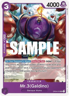 Mr.3 (Galdino) (OP04-070) [Kingdoms of Intrigue] - Deck Out Gaming